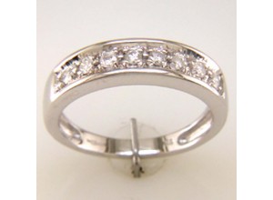 9ct White Gold Diamond Eternity Ring 0.25 Carats