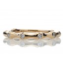 9ct Rose Gold Diamond Half Eternity Ring G SI 0.12 Carats
