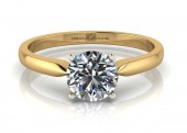18ct White Gold Single Stone Diamond Engagement Ring J SI 0.70 Carats
