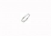 18ct White Gold Court Shape Wedding Ring 2mm