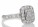 18ct White Gold Diamond Cluster Ring 1.23 Carats