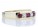 9ct Yellow Gold Channel Set Semi Eternity Diamond And Ruby Ring 0.25
