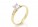 18ct Yellow Gold Single Stone Princess Cut Diamond Ring 0.50 Carats