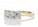 18ct White Gold Diamond Trilogy Ring G SI 1.00 Carats