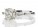 18ct White Gold Single Stone Diamond Ring With Stone Set Shoulders 1.62 Carats