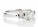18ct White Gold Single Stone Diamond Ring With Baguette Set Shoulders 1.26 Carats