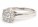 9ct White Gold Round Cluster Diamond Ring 0.50 Carats