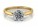 18ct Yellow Gold Single Stone Diamond Engagement Ring D SI 0.50 Carats