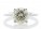 18ct White Gold Single Stone Claw Set Diamond Ring 3.18 Carats