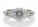 18ct White Gold Single Stone Diamond Ring With Stone Set Shoulders 2.52 Carats