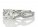 18ct White Gold Single Stone Claw Set Diamond Ring With Stone Set Shoulders 1.32 Carats