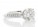 18ct White Gold Single Stone Claw Set With Stone Set Shoulders Diamond Ring 2.29 (2.03)