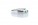 9ct White Gold Channel Set Semi Eternity Diamond And Emerald Ring 0.25 Carats